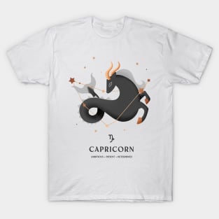 Capricorn Constellation Zodiac Series T-Shirt